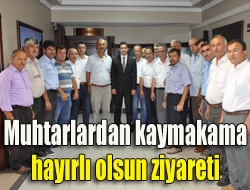 Türkiye Muhtarlar Derneği Kandıra Şube Başkanlığı, Kandıraya yeni atanan Kaymakam