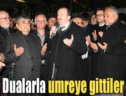 Kandıradan umreye giden 175 kişilik kafile, Kandıra Pazar Yerinde düzenlenen