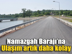 Kocaeli Büyükşehir Belediyesi tarafından Kandırada yaptırılan Namazgah Barajının ve mesire