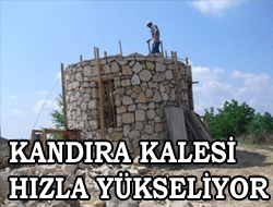 Kandıra Belediyesi’nin ilçe girişinde bulunan Karaüzüm Tepesi mevkiinde Kandıra taşından