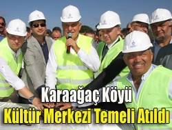 Kandıra Karaağaç Köyüne yapılacak Kültür Merkezinin temel atma töreni gerçekleştirildi
