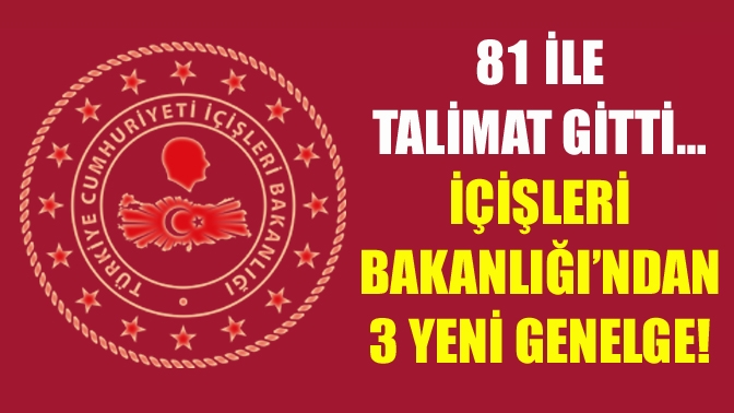 İçişleri Bakanlığı, illere, trafik kazalarının önlenmesine yönelik yol haritasını içeren