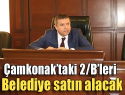 Kandıra Çamkonak Mahallesinde hazineye ait 2/B taşınmazların belediye tarafından satın