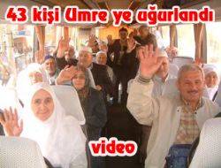 Kandıra Müftülüğü öncülüğünde 43 kişi grup başkanı Davut Köken eşliğinde,