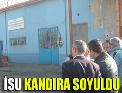 Kandıra İSU Şube Müdürlüğünün deposu kişi ve kişilerce soyuldu. İSU