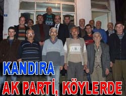 Kandıra AK Parti, köylerde İl Genel Meclisinin AK Partili üyeleri, Kandıranın köylerindeki ziyaretlerini sürdürüyor.
