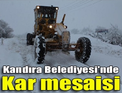 Kandıra Belediyesi Fen İşleri Müdürlüğü ekipleri, yurdumuzu etkisi altına alan