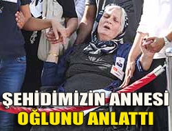 Kandıralı şehidimiz Binbaşı Yavuz Sonat Güzelin annesi Emine Güzel, oğlunu