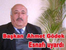 Kandıra Esnaf ve Sanatkârlar Odası Kredi Kooperatifi Başkanı Ahmet Gödek,