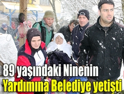 Kandıranın Üğrümce Köyünde fenalaşan 89 yaşındaki Kezban ninenin imdadına Büyükşehirin