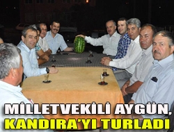Milletvekili Aygün, iftar programlarında Kandıra köylerinde halk ile bir araya