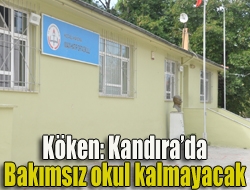 2015-2016 eğitim ve öğretim yılında Kandırada fiziki şartları uygun olmayan