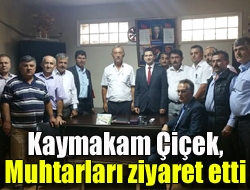 Kandıra Kaymakamı İsmail Çiçek, Türkiye Muhtarlar Derneği Kandıra Şube Başkanlığına