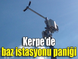 Kerpe Rüzgarlı Kayaların bulunduğu bölgede MOBESE görünümünde bir baz istasyonu