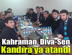 Diva-Sen Kandıra Temsilcisi Haydar Aslanın il başkanlığına atanmasının ardından boşalan