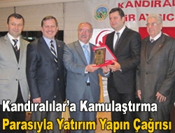 Kandıralılar Derneğinin organize ettiği yemekli toplantıda İSU ile özel bir