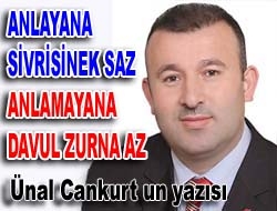 Anlayana sivrisinek saz anlamayana davul zurna az Bu hafta