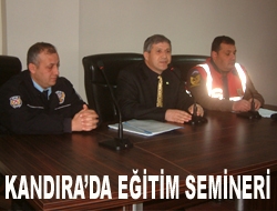 Taşımalı eğitim veren 17 okulun müdürleri ve servis şoförlerine Kandıra