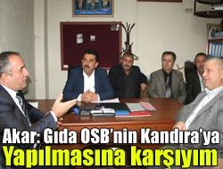 CHP Kocaeli Milletvekili Haydar Akar, Kandıra Muhtarlar Derneği ziyaretindeki konuşmasında,