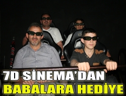 İlçemizde hizmet veren Red&Black Cafe, babalar gününde 7D sinemayı ücretsiz