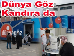 Dünya Göz Hastanesi  mobil klinik aracı 2 günlüğüne Kandıra