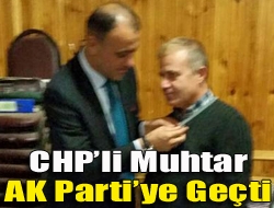 CHPli olarak bilinen Kandıra Hacılar Mahalle Muhtarı Yahya Pekcan, AK