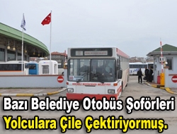 Kandıra-İzmit arasında hizmet veren Kocaeli Büyükşehir Belediye Otobüslerinin şoförlerinden şikâyet