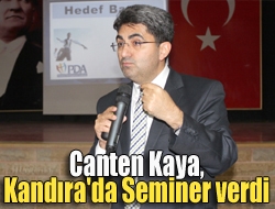 Türkiye'nin birçok yerinde ve TV programlarında sunum yapan Yazar Canten
