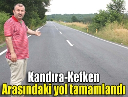Kandıra-Kefken arasındaki bozuk yol karayolları tarafından sezona yetiştirilerek onarıldı ve