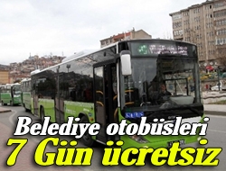 Büyükşehir Belediyesi, bayram tatilinde 7 gün boyunca kara ulaşımında ücretsiz
