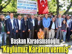 Kocaeli Büyükşehir Belediye Başkanı İbrahim Karaosmanoğlu, Kandıranın Ballar, Akçabeyli, Çamkonak,