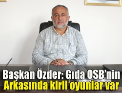 AK Parti Kandıra İlçe Başkanı Yunus Özder, Gıda OSBnin iptal