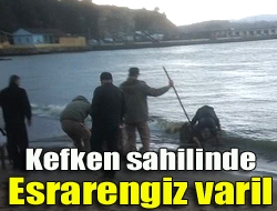 Kandıra Kefken sahiline vuran esrarengiz varil endişeye sebep oldu. İçi