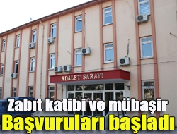 Adalet Bakanlığının Türkiye genelinde açtığı zabıt katibi ve mübaşir alımıyla