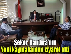 AK Parti Kocaeli Milletvekili İlyas Şeker, göreve yeni başlayan Kandıra