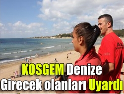Kocaeli Büyükşehir Belediyesi hafta sonu Kandıra da serinlemek için denize