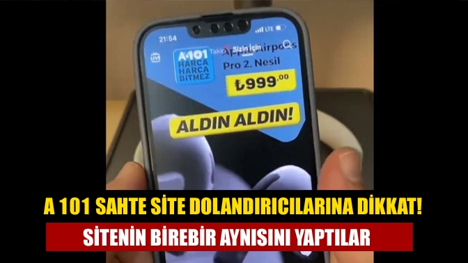 A101 sahte site şikâyetleri gün geçtikçe katlanarak artıyor. A101’in sitelerini,