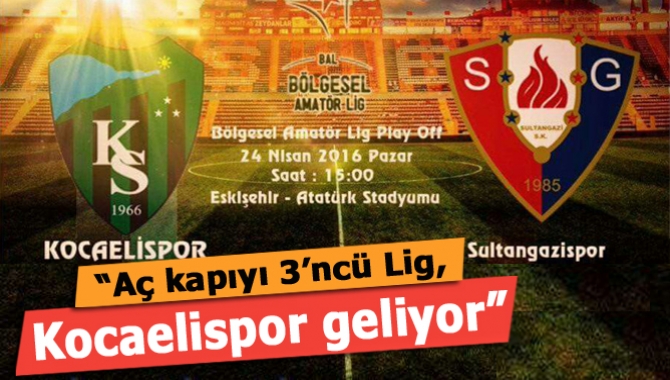 Spor Toto 3. Lig’e yükselmek için önünde tek engel kalan