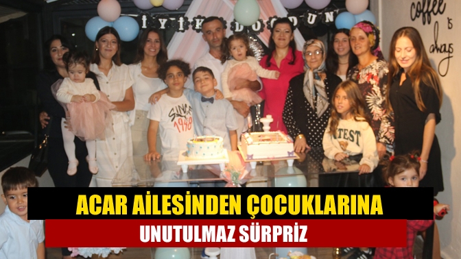 Burçin-Tuğrul Acar çifti, dünyalar tatlısı üç çocukları Eliz, Elif ve