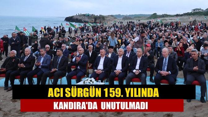 Çerkes Sürgünü'nün 159'uncu yılı dolayısıyla Kandıra'da anma etkinliği düzenlendi.