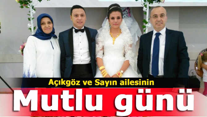 SGK İl Müdürlüğü’nde çalışan Kandıralı Muhammet Açıkgöz’ün oğlu Ahmet Açıkgöz,