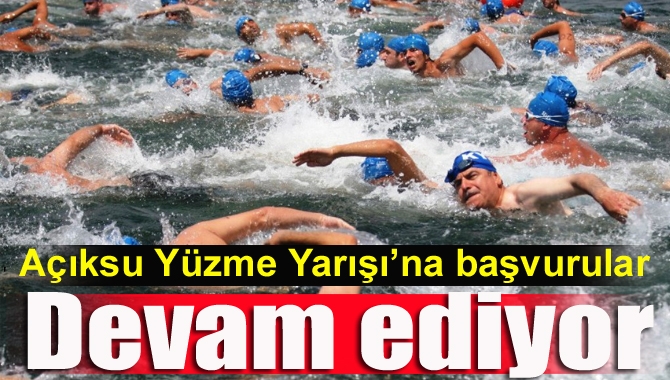 Büyükşehir’in Açıksu Yüzme Yarışları’na başvurular yoğun şekilde devam ediyor