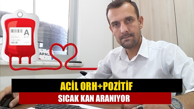 Medical Park Hastanesi'nde yatmakta olan Başkan Erkan Kaya için Orh+pozitif
