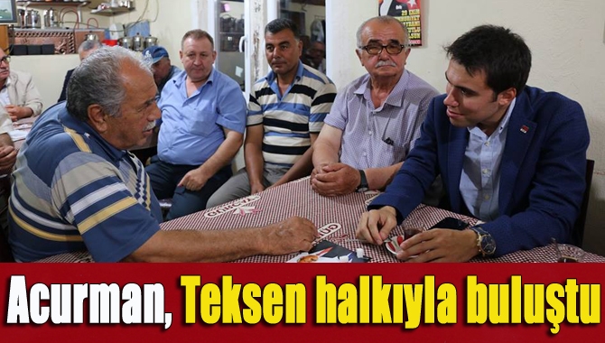 CHP Kocaeli Milletvekili Adayı Av. Anıl Acurman, Kandıra Teksen Mahallesi’nde