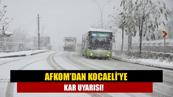 Büyükşehir Belediyesi AFKOM, 9 Mart Çarşamba öğleden sonra başlaması beklenen