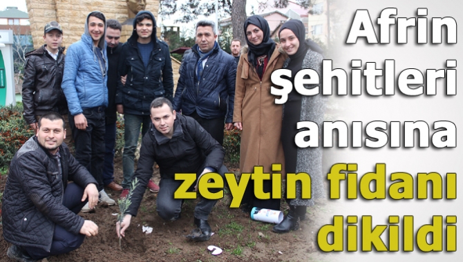 AK Parti Kandıra İlçe Teşkilatı, Afrin şehitleri anısına Atatürk Parkı’na