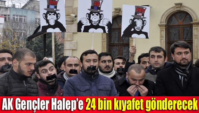 AK Parti İl Gençlik Kolları tarafından Halep’e yapılan yardım kampanyalarına