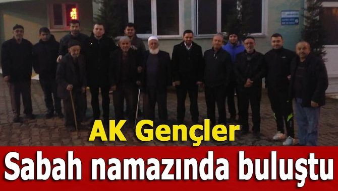 AK Parti Kandıra İlçe Gençlik Kolları’nın “Gençler Sabah Namazında Buluşuyor”