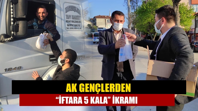 AK Parti Kandıra İlçe Gençlik Kolları, “İftara 5 Kala” projesi