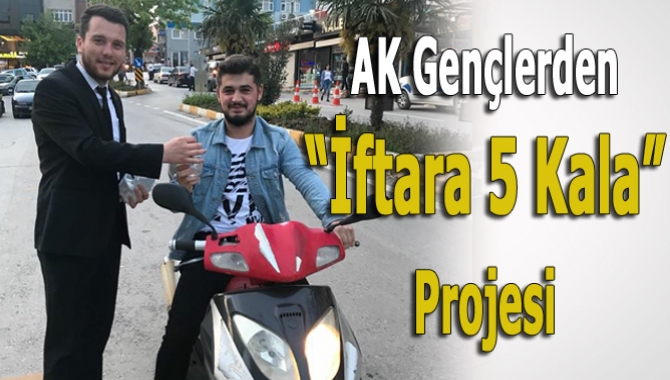 AK Parti Kandıra İlçe Gençlik Kolları, “İftara 5 Kala” projesi